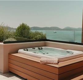 Luxury 5 Bedroom Villa with Heated Infinity Pool, Sauna, Gym, Jacuzzi and Sea Views in Vrbica, near Dubrovnik, Sleeps 10